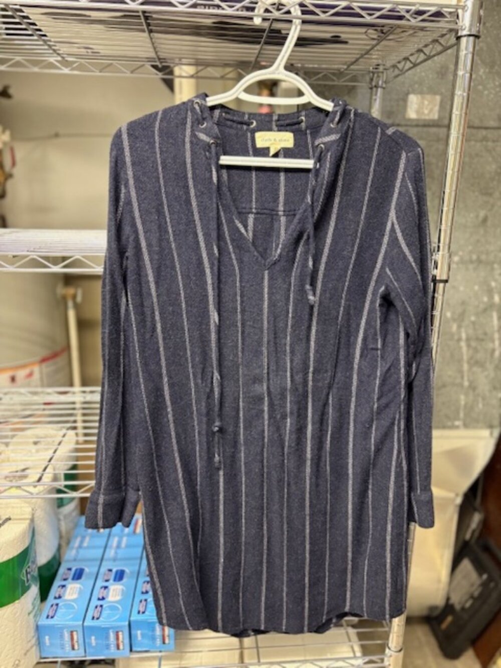Anthropologie Cloth & Stone Peasant Style Long Sleeve Dress